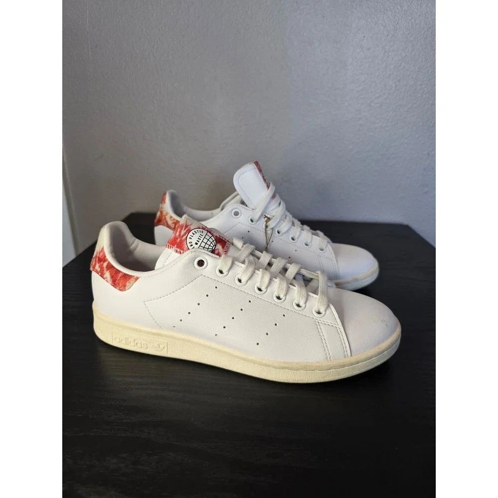 Adidas Stan Smith end plastic waste white sneakers mens size 6‎